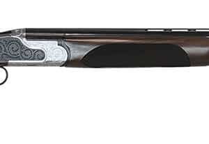 CZ-USA 06455 WingShooter Elite 12 Gauge 3" 2rd 28" Gloss Black Chrome Barrel, Engraved Satin-Gloss Chrome Metal Finish, Turkish Walnut Stock Includes 5 Chokes