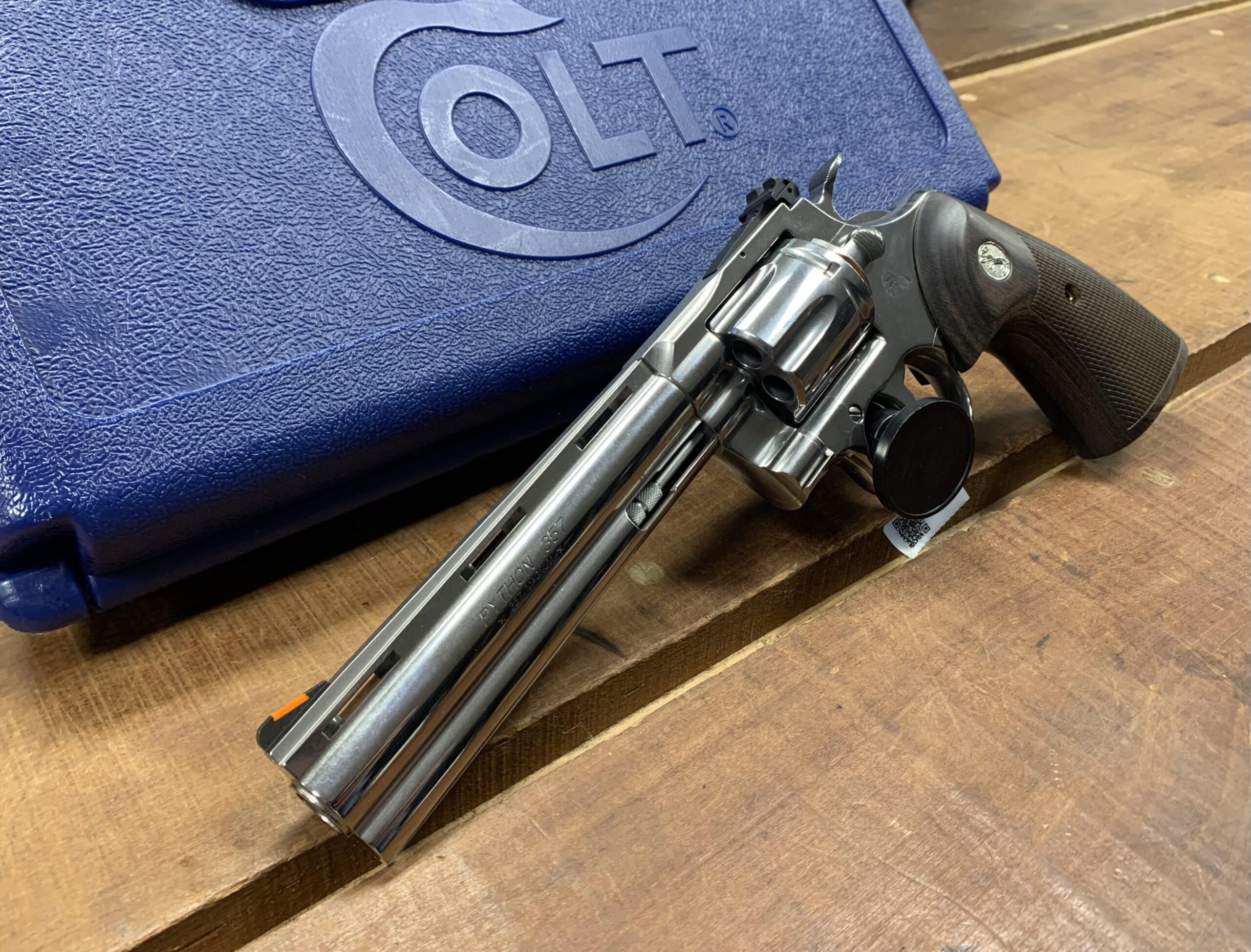LIKE NEW IN THE BOX COLT PYTHON 6" REVOLVER 357 MAGNUM - Image 2