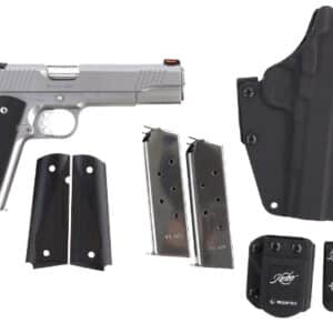 Stainless II .45 ACP 5" SS/Black 7-rd CA
