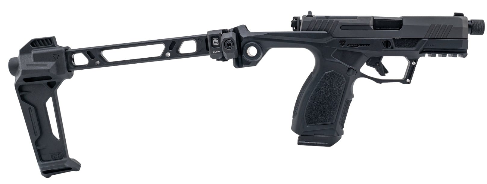 GX4 Carry 9mm 3.7" TB TORO SI W/Brace Blk 2/15