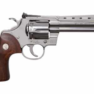 Python, .357 Mag, 5" Bar rel, Stainless, Walnut