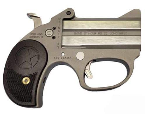 Stinger RS .22LR 3" SS/Blk 2-rd