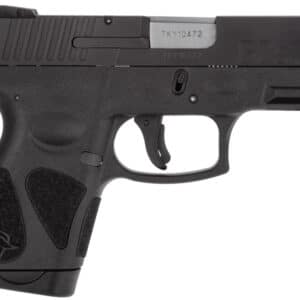 Taurus 1G2S931 G2S Compact Frame 9mm Luger 7+1 3.26" Matte Stainless Steel Barrel, Matte Black Serrated Alloy Steel Slide, Black Polymer Frame w/Picatinny Rail & Polymer Grip, Right Hand
