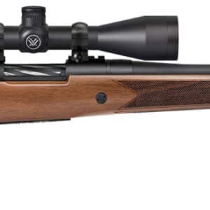 Mossberg 28028 Patriot 6.5 Creedmoor Caliber with 5+1 Capacity, 22" Fluted Barrel, Matte Blued Metal Finish & Walnut Stock Right Hand (Full Size) Includes Vortex Crossfire II 3-9x40mm Scope