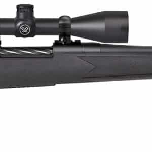 Mossberg 28052 Patriot 22-250 Rem Caliber with 5+1 Capacity, 22" Fluted Barrel, Matte Blued Metal Finish & Black Synthetic Stock Right Hand (Full Size) Includes Vortex Crossfire II 3-9x40mm Scope