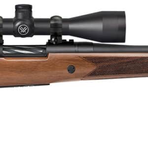 Mossberg 27940 Patriot 308 Win Caliber with 5+1 Capacity, 22" Fluted Barrel, Matte Blued Metal Finish & Walnut Stock Right Hand (Full Size) Includes Vortex Crossfire II 3-9x40mm Scope