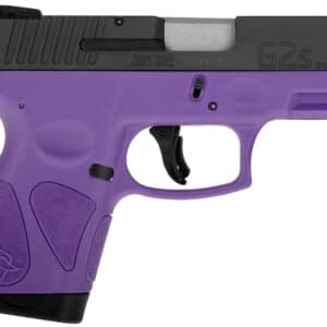 Taurus 1-G2S931DP G2S Compact Frame 9mm Luger 7+1 3.26" Matte Stainless Steel Barrel, Matte Black Serrated Alloy Steel Slide, Dark Purple Polymer Frame w/Picatinny Rail & Polymer Grip, Right Hand