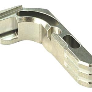 Cross Armory CRGMCSV Mag Catch Extended Glock Gen1-3/P80 Silver Anodized Aluminum