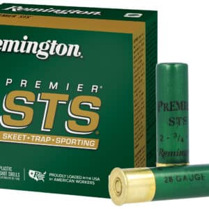 Remington Ammunition 28053 Premier STS 28 Gauge 2.75" 3/4 oz 9 Shot 25 Per Box/ 10 Cs