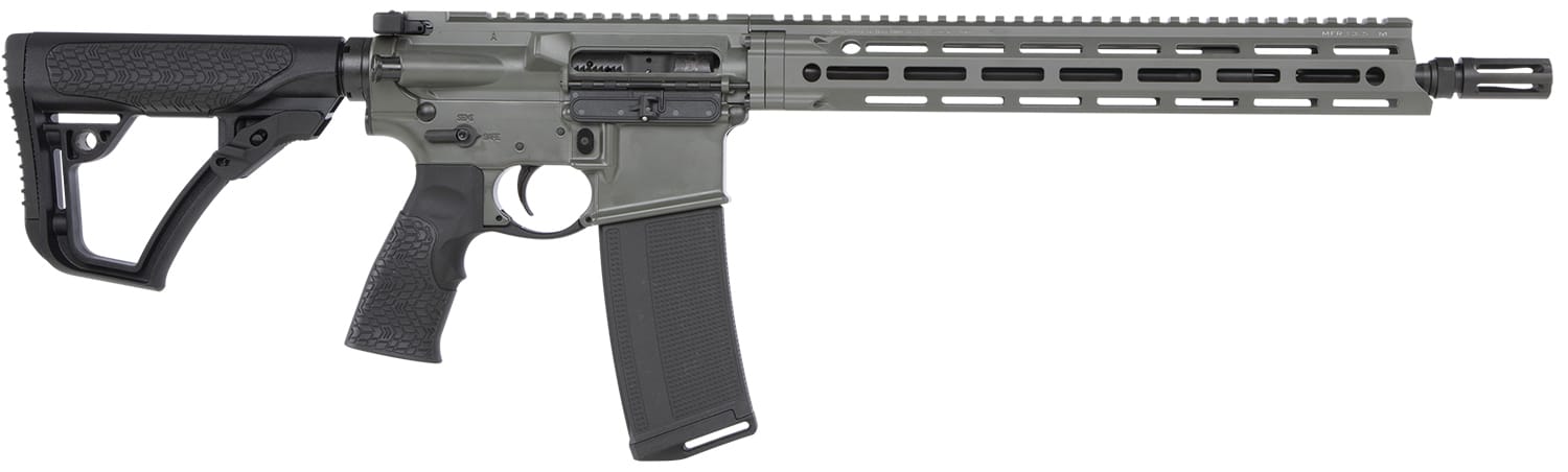 Daniel Defense 0212801219047 DDM4 V7 SLW 5.56x45mm NATO 14.50" 32+1 Deep Woods Green Cerakote 6 Position w/SoftTouch Overmolding Stock
