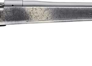 Bergara Rifles B14SM519 B-14 Wilderness Ridge 6.5 PRC 2+1 24" Threaded, Sniper Gray Cerakote Barrel/Rec, SoftTouch Woodland Camo Synthetic Stock, Omni Muzzle Brake