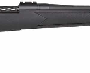 Mossberg 28118 Patriot Full Size 300 Win Mag 3+1 24" Matte Blued Fluted Threaded Barrel, Drilled & Tapped Matte Blued Stainless Steel Receiver, Black Fixed Synthetic Stock, Right Hand
