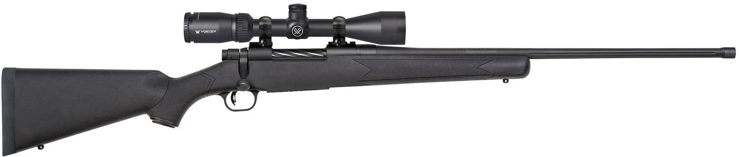 Mossberg 28123 Patriot 300 Win Mag 3+1 24" Black Black Right Hand