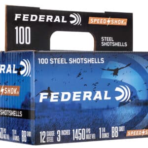 Federal WF142100BB Speed-Shok 12Gauge 3" 1 1/4oz BBShot 100 Per Box/2 Case