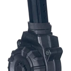 ProMag DRMA27 Standard 30rd Drum 9mm Luger Compatible w/ Glock 17/19 Black DuPont Zytel Polymer