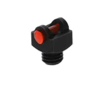 TruGlo TG954CR StarBrite Deluxe Bead  Black | Red Fiber Optic Front Sight 5-40" Threads