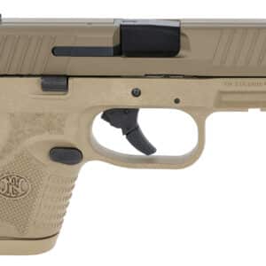 FN 66100819 509 Compact 9mm Luger 3.70" Barrel 10+1, Flat Dark Earth Polymer Frame With Mounting Rail, Flat Dark Earth Stainless Steel Slide, No Manual Safety