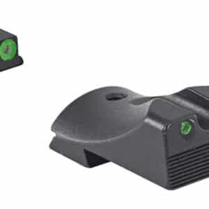Meprolight USA 412183111 Hyper-Bright Green Tritium Green Outline Front Sight-Green Tritium Black Outline Rear Sight Kimber 1911 Slant