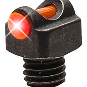 TruGlo TGTG954BR StarBrite Deluxe Bead Black | Red Fiber Optic Front Sight 3-56" Threads