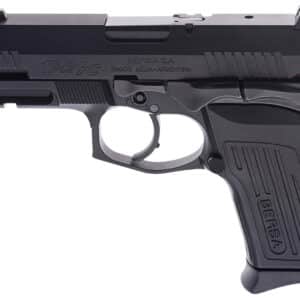 Bersa TPR9CMX TPRCX Compact Frame 9mm Luger 13+1, 4.10" Black Steel Threaded Barrel, Matte Black Serrated Steel Slide & Aluminum Frame w/Beavertail, Ambidextrous