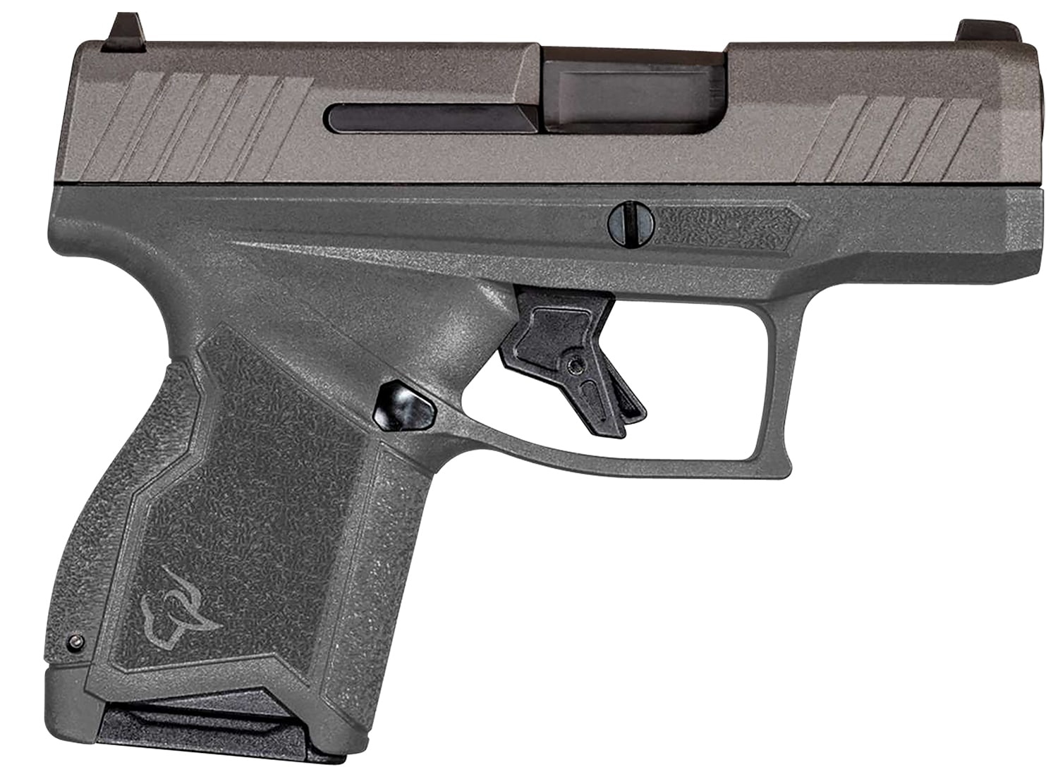 Taurus 1-GX4M93CG GX4 Micro-Compact 9mm Luger Caliber with 3.06" Barrel, 11+1 Capacity, Gray Finish Frame, Serrated Tungsten Gray Cerakote Steel Slide & Interchangeable Backstrap Grip Includes 2 Mags