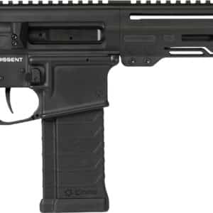 CMMG 54AA847AB Dissent 5.7x28mm 32+1 6.50", Black Cerakote Rec, OEM Grip, Picatinny Buffer Adapter, Zeroed Drop-In Single Stage Trigger