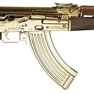 Zastava Arms Usa ZR7762WMGL ZPAPM70 7.62x39mm 16.25" 30+1, 24K Gold Plated Barrel/Rec, Walnut Stock & Grip, Gold Mag Included