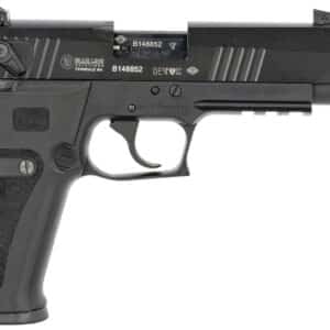 Mauser Rimfire 4010102 M20 22 LR 10+1 4.75" Black Steel Threaded Barrel, Black Serrated Slide, Black Aluminum Frame w/Picatinny Rail, Ambidextrous