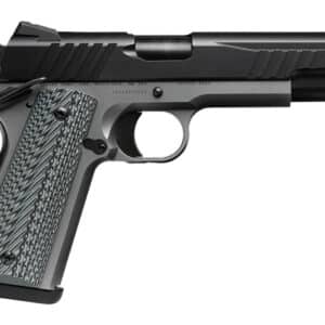 SAV 67201 1911 GOVT 45 5IN BLK/SS BLK MELONITE