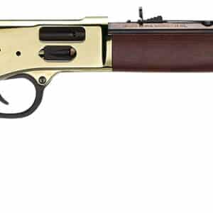 Henry H006GM Side Gate 357 Mag/38 Special 10+1 20" Blued Octagon Barrel, Polished Brass Rec, American Walnut Stock, Adj. Sight