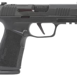 Sig Sauer 365XCA9BXR3 P365-XMACRO Compact 9mm Luger 17+1 3.70" Black Barrel, Black Nitron Optic Ready/Serrated Slide & Frame w/Picatinny Rail, Black Polymer w/Interchangeable Backstrap Grip