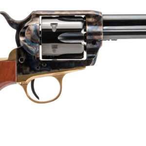 Cimarron PPP9MM Pistolero 9mm Luger 6 Shot, 4.75" Blued Barrel & Cylinder, Color Case Hardened Frame, Walnut Grip