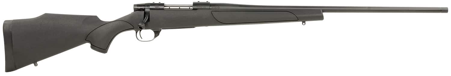 Weatherby VTX308NR2T Vanguard Obsidian Full Size 308 Win 4+1 22" Blued #2 Contour Threaded Barrel, Blued Drilled & Tapped Steel Receiver, Black Monte Carlo Synthetic Stock