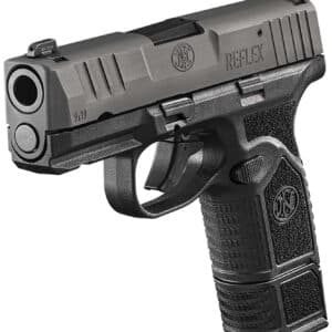 FN 66101420 Reflex 9mm Luger 10+1 3.30" Micro-Compact Frame Black PVD Serrated Steel Slide w/Picatinny Rail Stippled Grip Ambidextrous