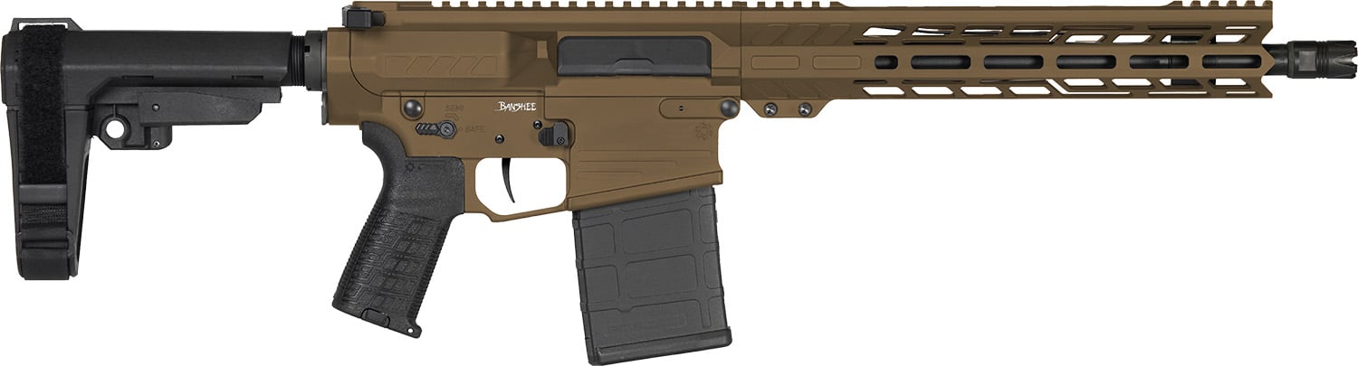 CMMG 33A030C-MB Banshee MK3 8.6 Blackout 20rd 12.50" Black Nitride 11" M-LOK Handguard 7075-T6 Aluminum CMMG Zeroed Grip