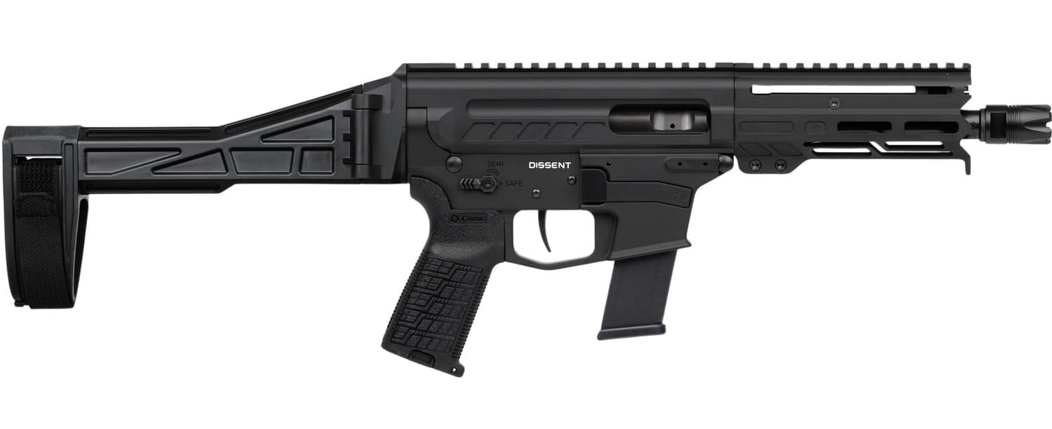 CMMG 45A250F-AB Dissent MKG 45 ACP 13rd 6.50" 5.5"Proprietary Handguard 7075-T6 Aluminum CMMG Zeroed Grip
