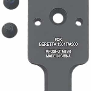Meprolight USA 901141041 Optics Plate Shotgun Matte Black Aluminum Beretta 1301T/A300 RMR Footprint
