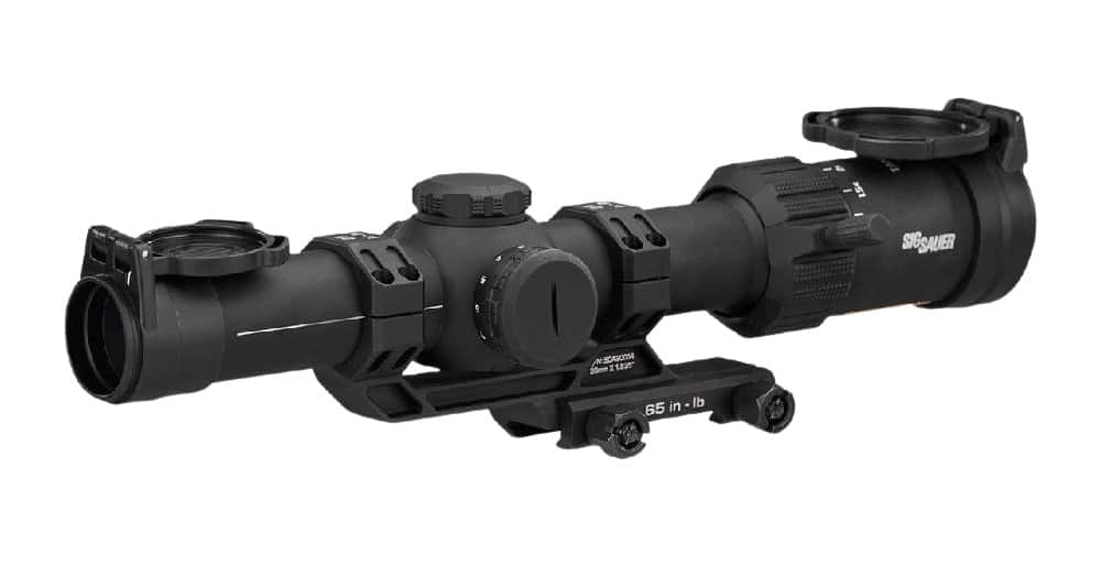 Sig Sauer Electro-Optics SOTM61003 Tango-MSR Black 1-6x24mm, 30mm Tube Illuminated Hellfire Reticle