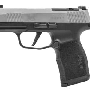 Sig Sauer 365X9SXR3P P365X Micro-Compact Frame 9mm Luger 12+1 3.10" Steel Barrel, Stainless Steel Optic Ready/Serrated Slide, Black Stainless Steel Frame w/Accessory Rail, Polymer Grip