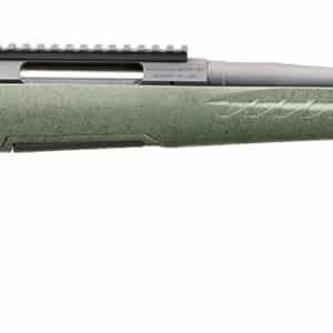 Glenfield 52004 Model A Full Size 243 Win 4+1 20" Matte Black Threaded Barrel, Matte Black Alloy Steel Receiver w/Picatinny Rail, Moss Green Splatter Fixed Synthetic Stock, Thread Protector