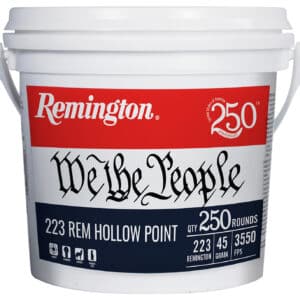 Remington Ammunition 21388 223Rem 55gr Full Metal Jacket 250 Per Box/4 Case