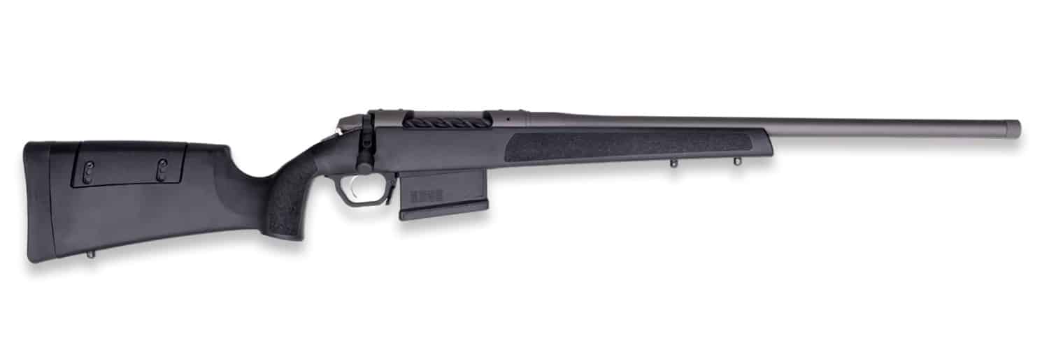 Weatherby 3WR047MMBR16T 307 Range SF 7mm BC 5+1 16" Tungsten Cerakote Heavy Threaded Barrel & Steel Drilled & Tapped Receiver, Black Adj Cheek Piece & LOP Synthetic Stock