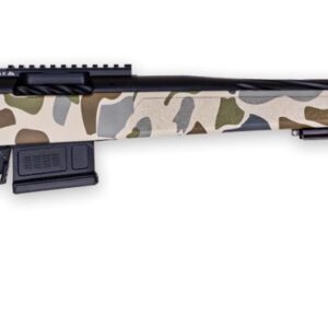 Weatherby 3WRHS25RWR4B 307 Hush Full Size 25 WBY RPM 5+1 22" +2" Graphite Black Cerakote Steel Spiral Fluted Threaded Barrel & Receiver w/Picatinny Rail, Arca Rail Forend, Hush Tundra Camo Adj Cheek P