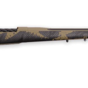 Weatherby MAX01N22CMR4B Mark V Apex 22 Creedmoor 4+1 22" + 2" Coyote Tan/Graphite Black Cerakote Fluted Threaded Barrel, Coyote Tan Cerakote Steel Drilled & Tapped Receiver, Tan/Brown Sponge Accents F