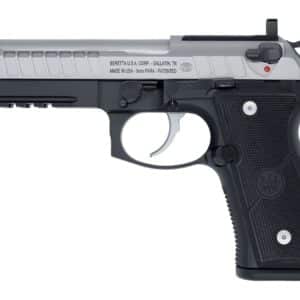 Langdon Tactical Tech 92E2TJRR Beretta 92 Elite Full Size 9mm Luger 18+1 4.70" Stainless Barrel, Inox Stainless Steel Optic Ready/Serrated Slide, Black Anodized Aluminum Frame w/Picatinny Rail, Textu