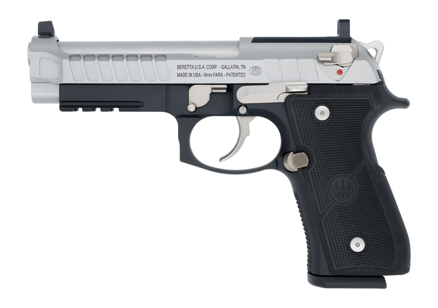 Langdon Tactical Tech 92E2TJNRR Beretta 92 Elite Full Size Frame 9mm Luger 18+1 4.70" Stainless Steel Barrel, Inox Stainless Steel Optic Ready/Serrated Slide, Black Anodized Aluminum Frame w/Picatinn