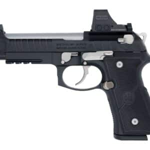 Langdon Tactical Tech 92E2CBRRBS Beretta 92 Elite Full Size 9mm Luger 18+1 4.70" Stainless Barrel, Black Nitride Stainless Steel Optic Ready/Serrated Slide, Black Cerakote Aluminum Frame w/Picatinny