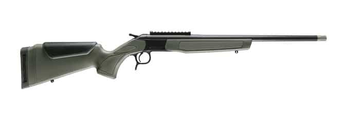 CVA CR4919 Scout Spur 28 Gauge 1rd Blued Steel Receiver Picatinny Rail Receiver OD Green Synthetic Stock
