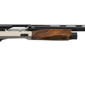 Retay USA RACEUL26 Ace-R Upland Ultralight 12 Gauge Semi-Auto 3" 3+1 26" Black Deep Bore Barrel, Aluminum Humpback Drilled & Tapped Receiver, Fixed Satin Walnut Stock
