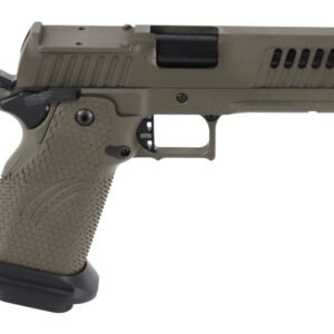 Fierce Firearms FGZ-9-C-GB-CS Grizz Commander 9mm Luger 10+1 4.25" Black Bull Barrel, Optic Ready/Serrated Slide, OD Green Cerakote w/Black Controls Steel Frame w/Accessory Rail, RMR Footprint